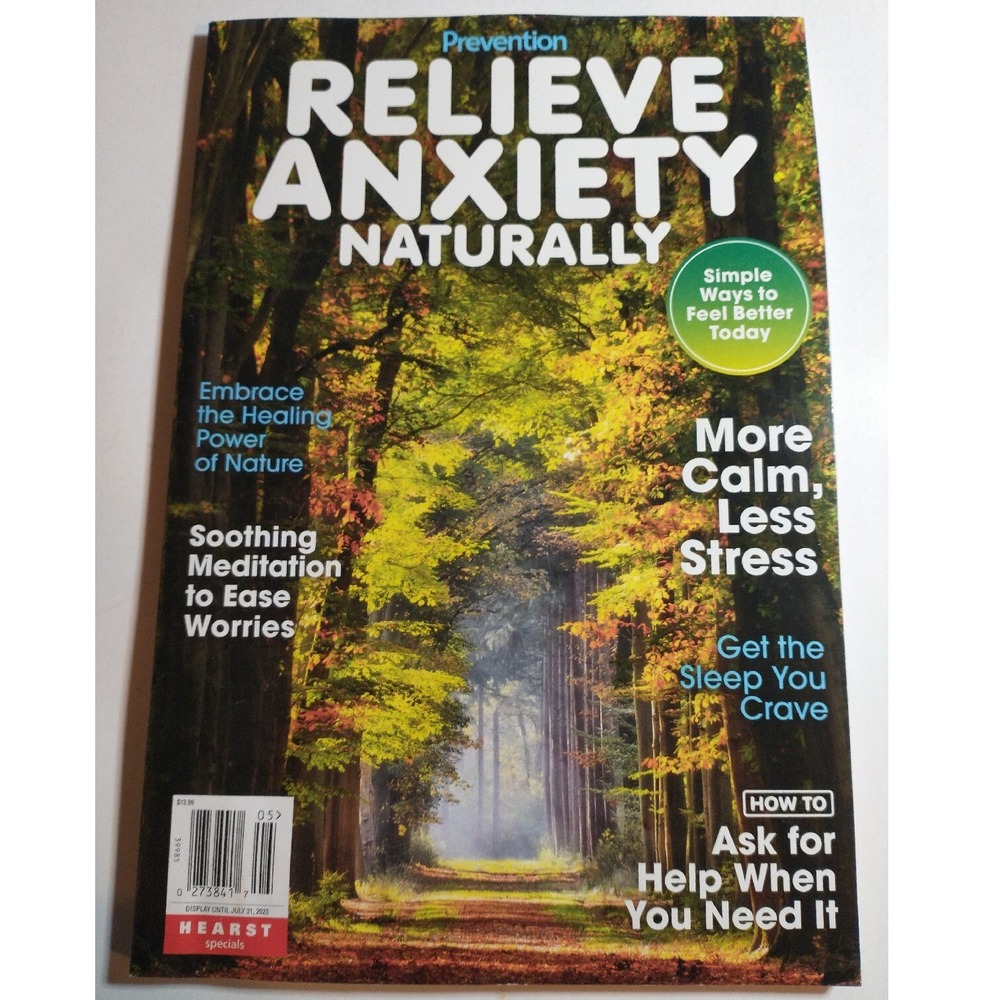 Prevention Relieve Anxiety Naturally Magazine Hearst Special 2023 Wellness Guide